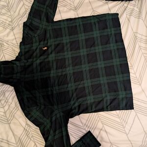 Polo by Ralph Lauren Green and Black Turtleneck Sweater